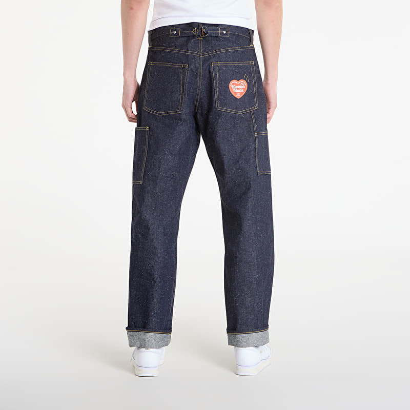 HUMAN MADE Straight Denim Pants Past Indigo | Footshop