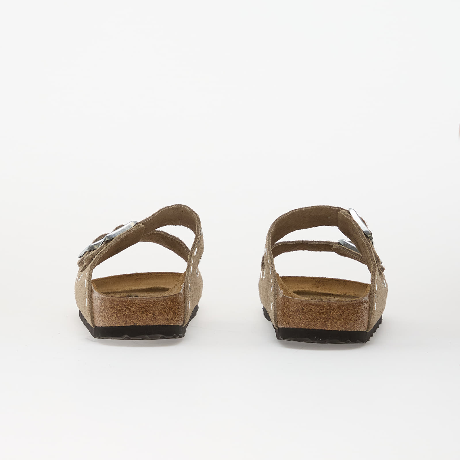 Женская обувь Birkenstock Arizona Rivets Suede Leather Women Taupe