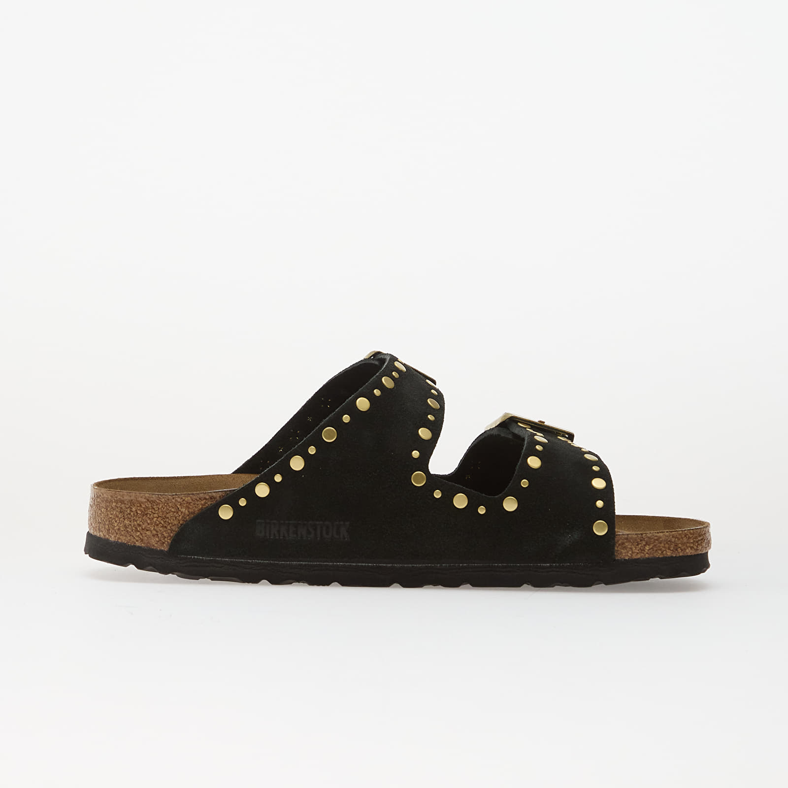 Sieviešu apavi Birkenstock Arizona Rivets Suede Leather Women Black