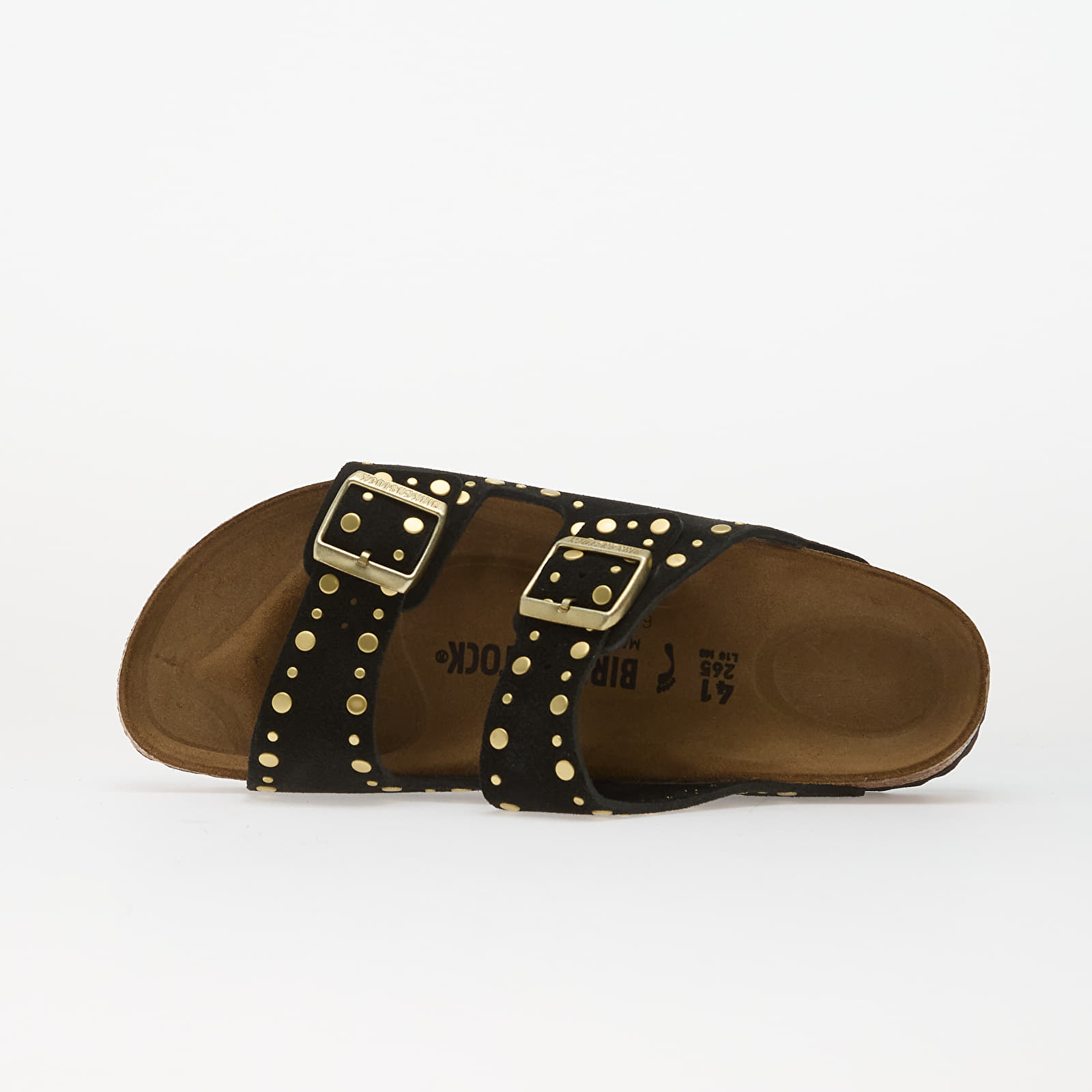 Sieviešu apavi Birkenstock Arizona Rivets Suede Leather Women Black