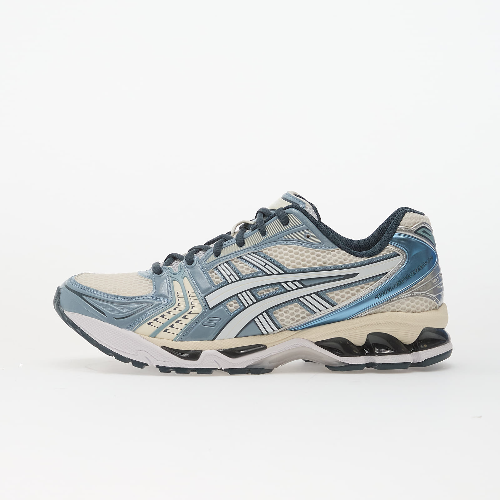 Herren Sneaker und Schuhe Asics Gel-Kayano 14 Cream/ Raw Indigo
