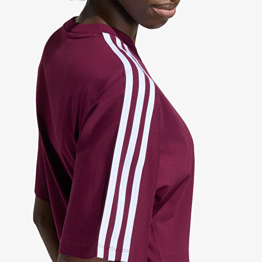 adidas Adilenium 5.0 Slim T-Shirt Maroon | Footshop