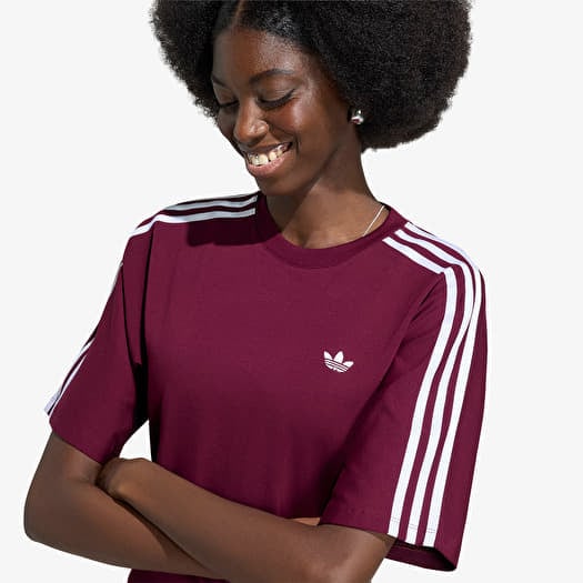 adidas Adilenium 5.0 Slim T-Shirt Maroon | Footshop