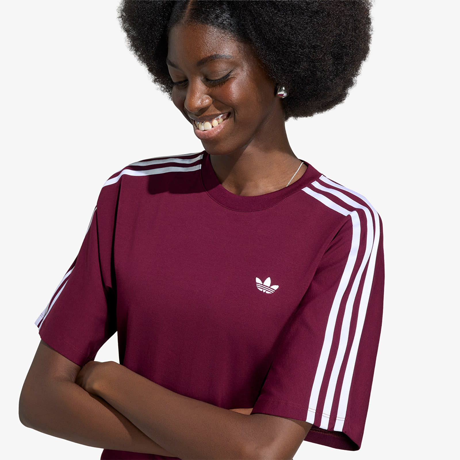 T-Shirts adidas Adilenium 5.0 Slim T-Shirt Maroon