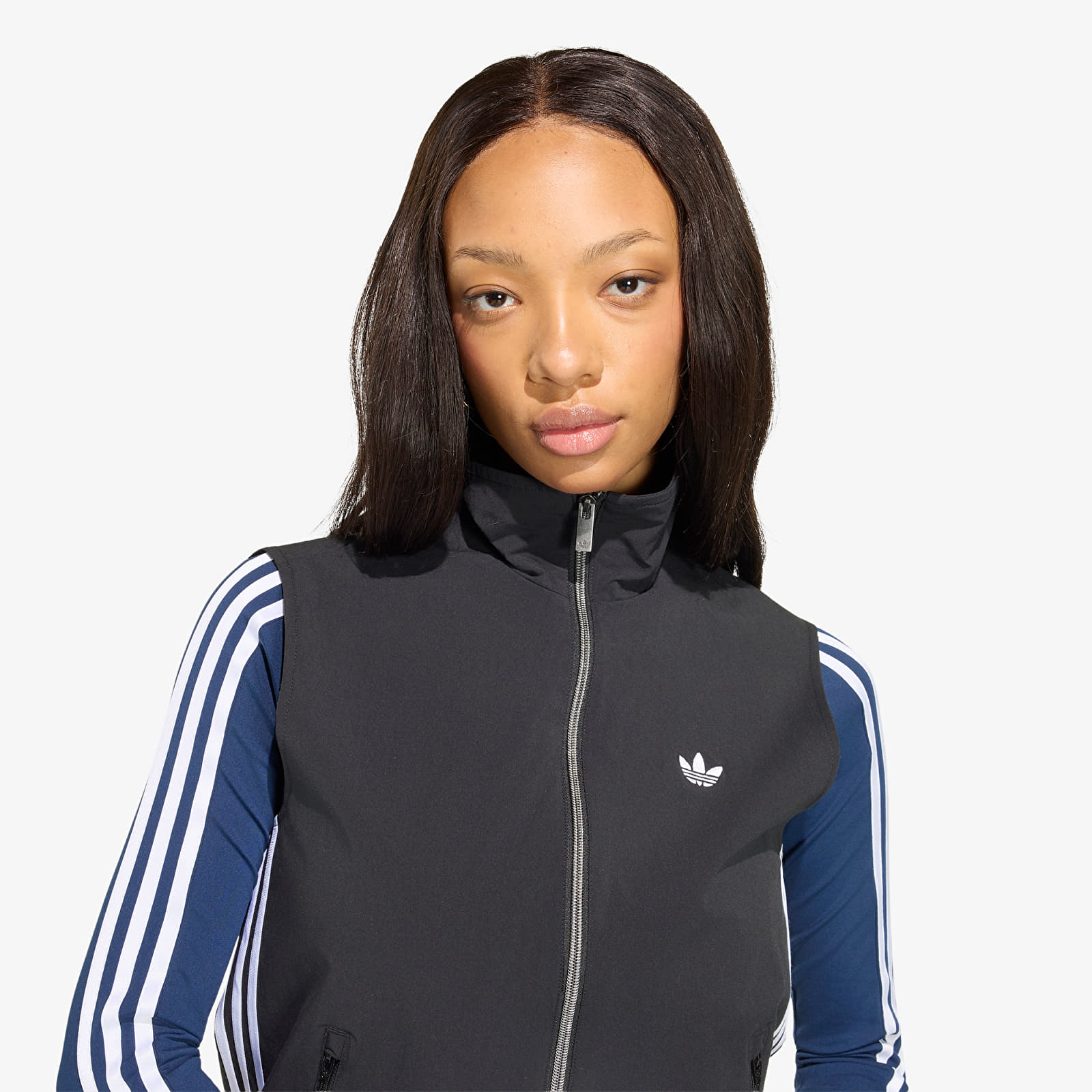 Sweatjacken und Sweatshirts adidas Adilenium 5.0 Sleeveless Track Top Black