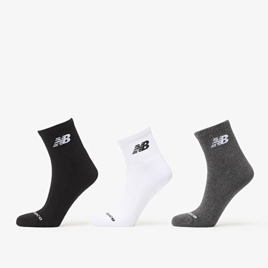 Sokken New Balance Everyday Ankle 3-Pack White/ Grey/ Black