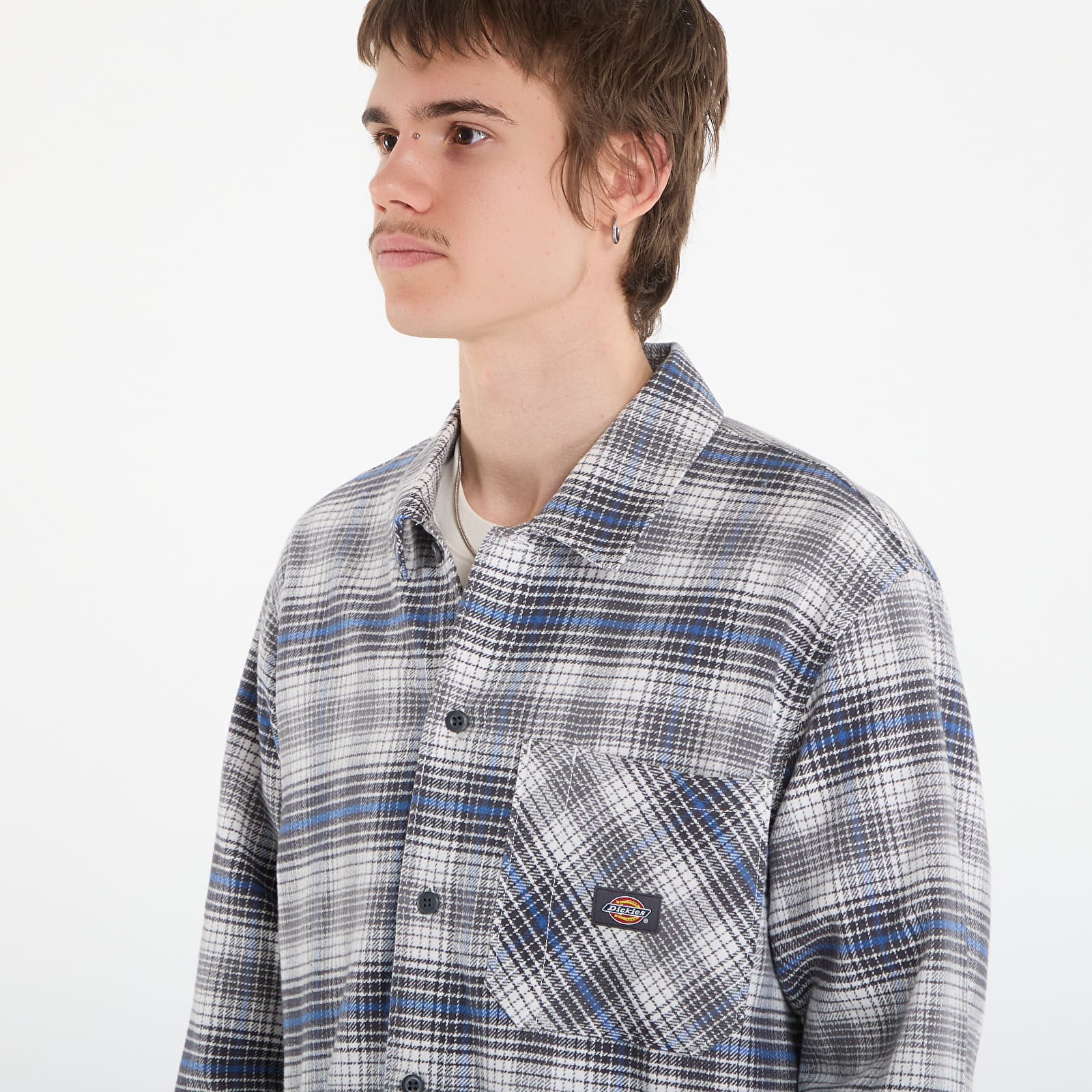 Shirts Dickies Forest Check Shirt Charcoal