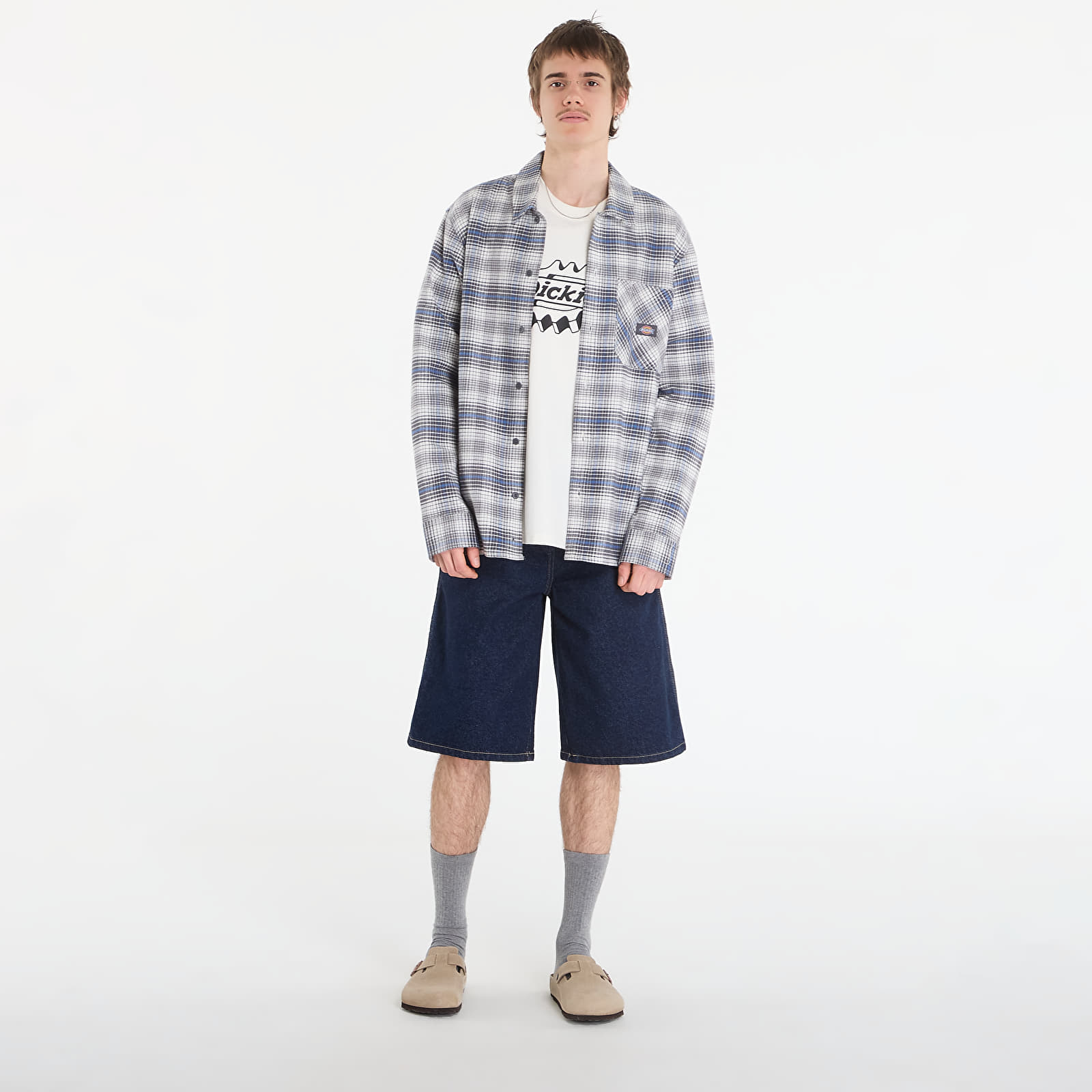 Shirts Dickies Forest Check Shirt Charcoal