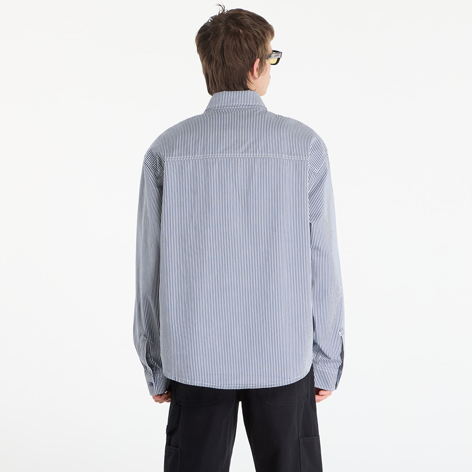 Cămăși Dickies Hickory Work Shirt Ls Retro Indigo