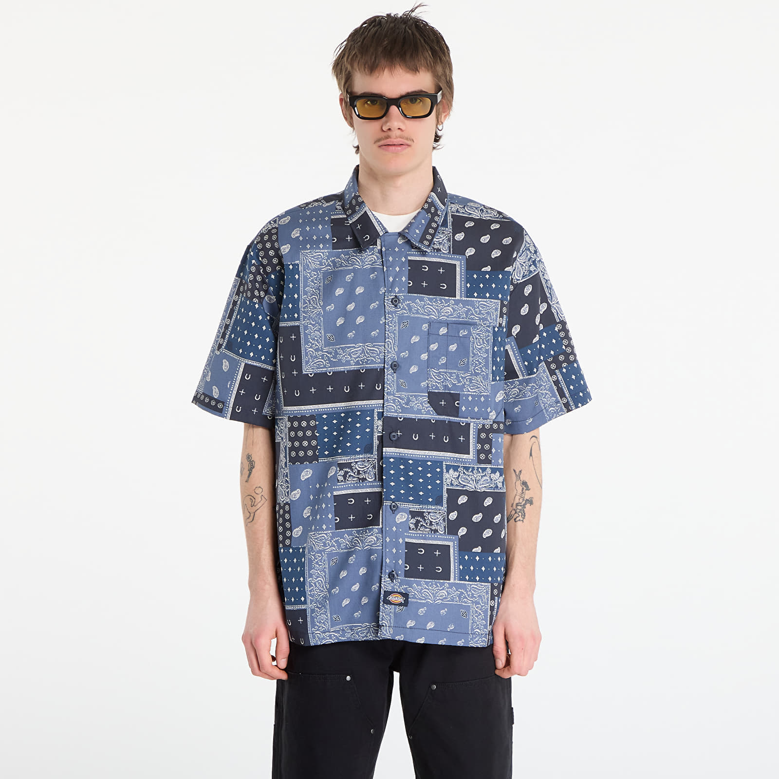 Риза Dickies Glandorf Shirt Ss Dark Navy XL