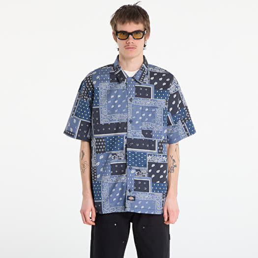 Hemd Dickies Glandorf Shirt Ss Dark Navy