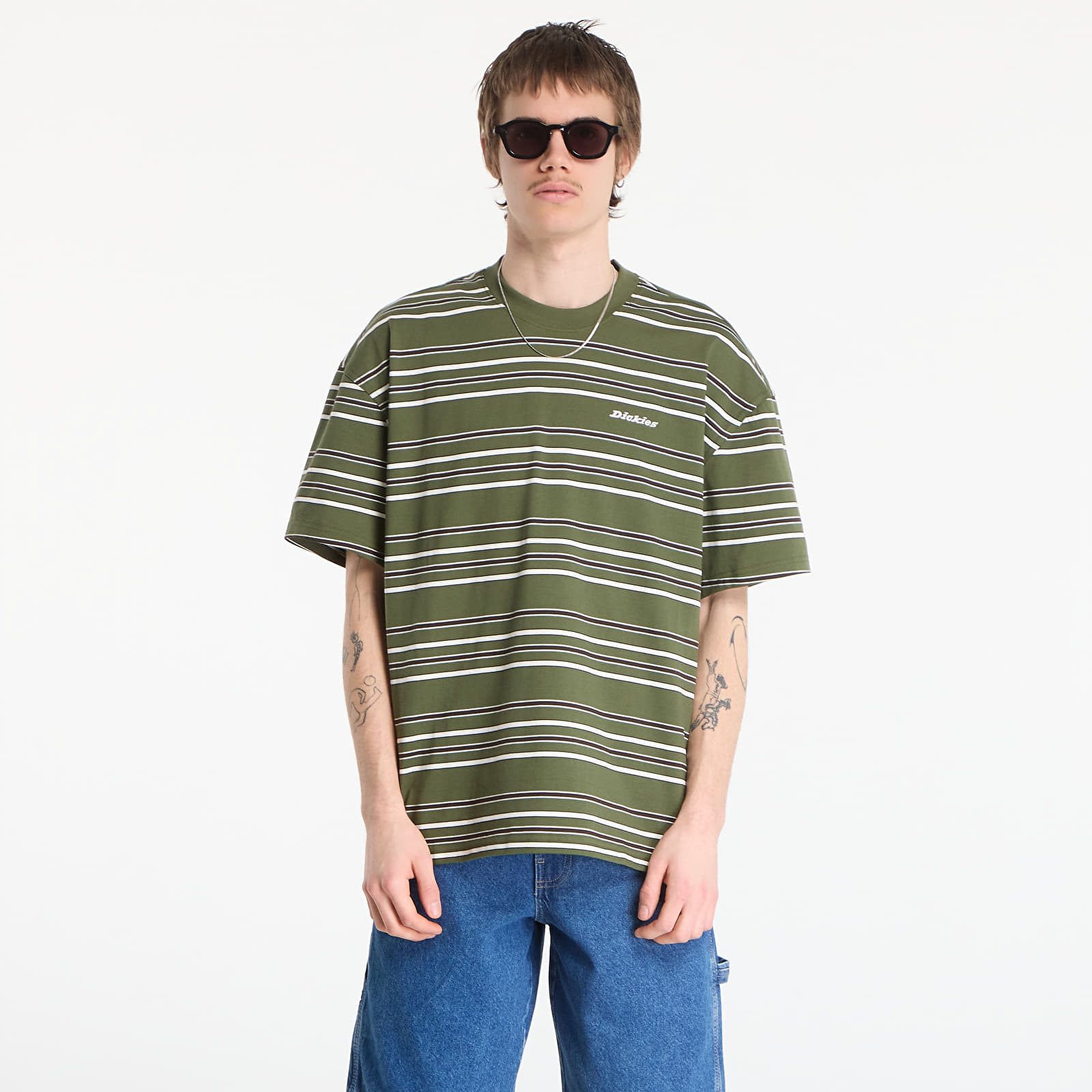T-Shirts Dickies East Liberty Stripe Ss Tee Cypress