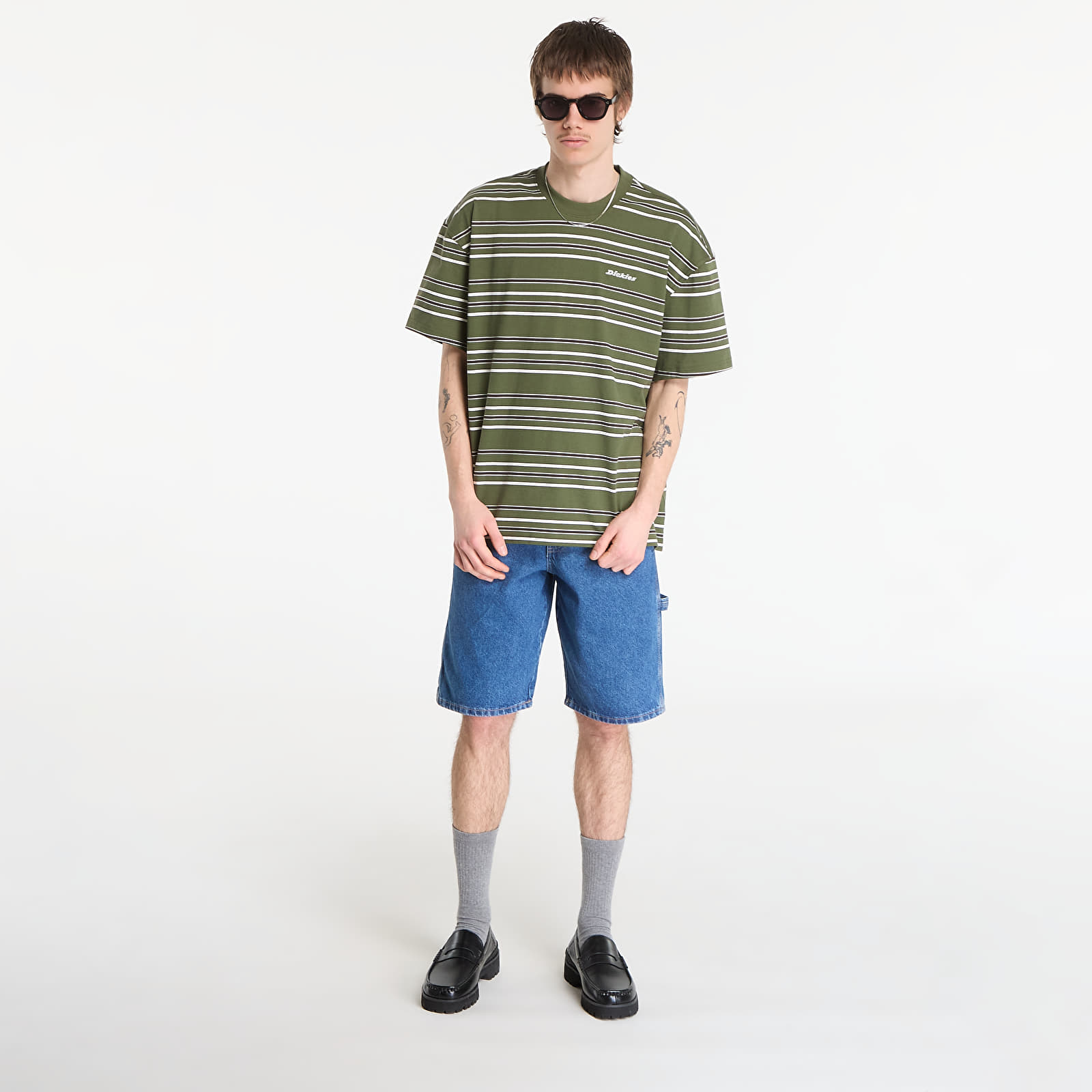 T-Shirts Dickies East Liberty Stripe Ss Tee Cypress