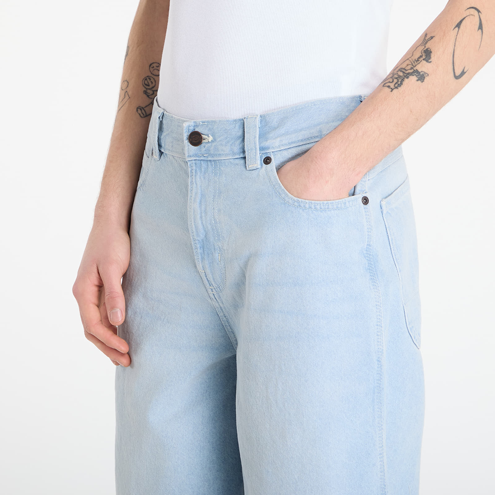 Shortsid Dickies 958 13-Inch Loose Short Jeans Fog Blue