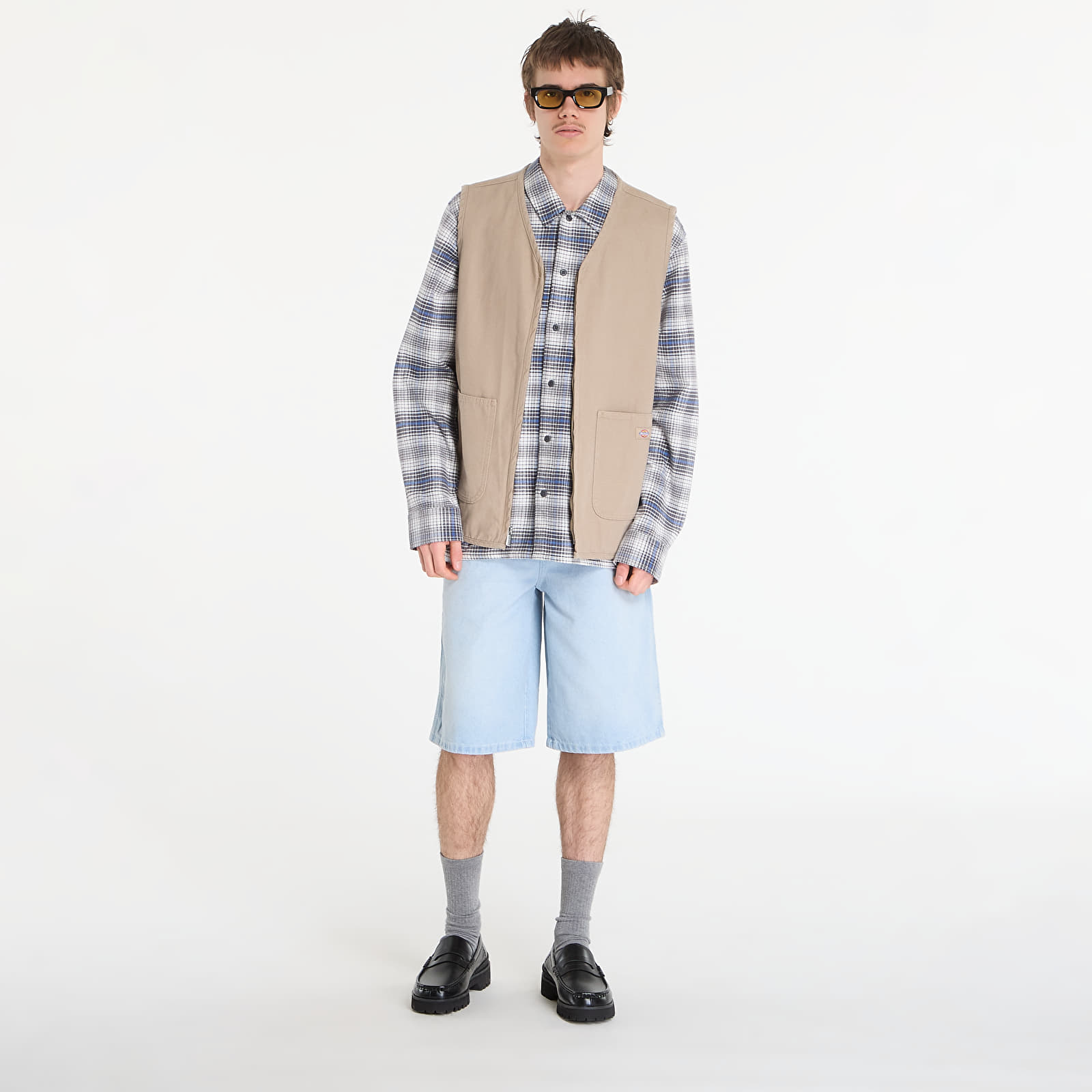 Shortsid Dickies 958 13-Inch Loose Short Jeans Fog Blue