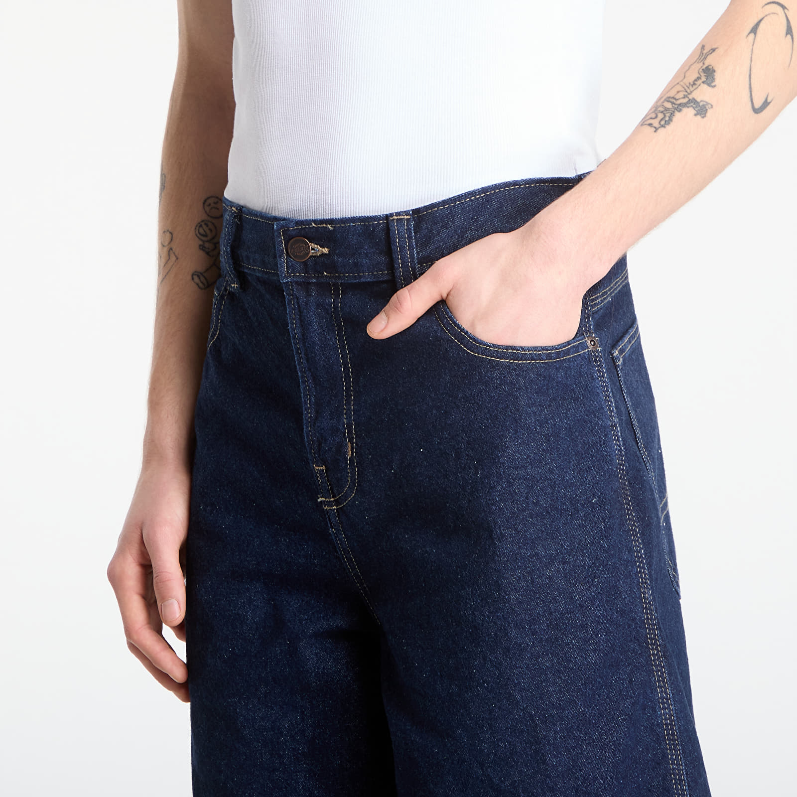 Shortsid Dickies 958 13-Inch Loose Short Jeans Rinsed