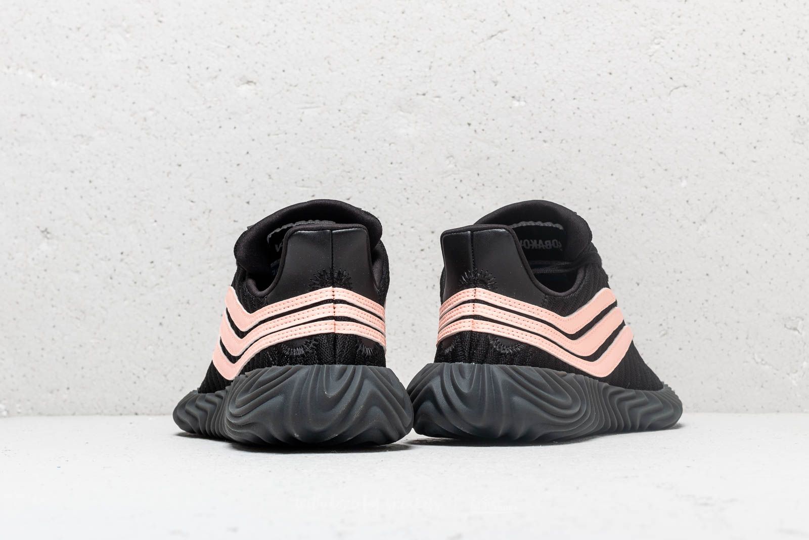 Kids sneakers and shoes adidas Sobakov Modern J Core Black Clear Orange Core Black Footshop
