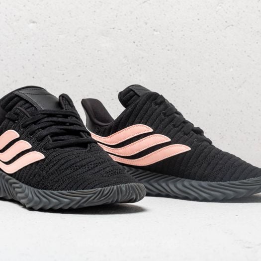 Kids sneakers and shoes adidas Sobakov Modern J Core Black Clear Orange Core Black Footshop