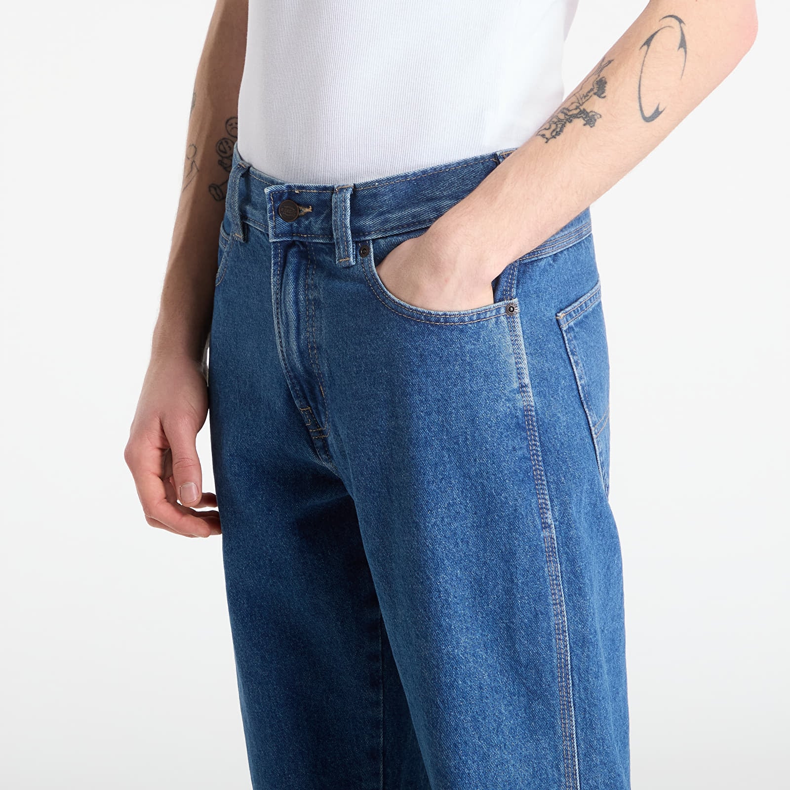 Džinsi Dickies 954 Relaxed Straight Work Jeans Denim Blue