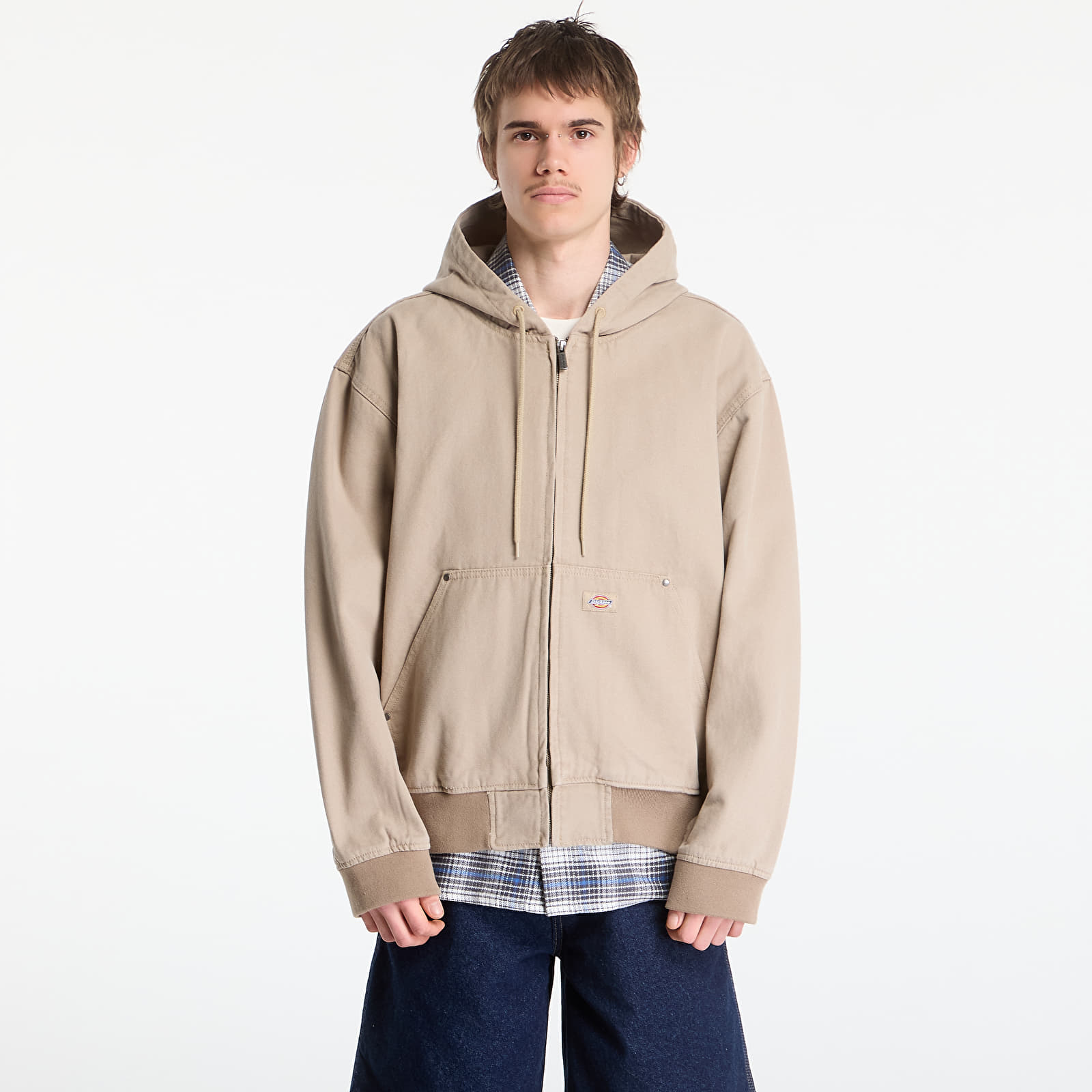 Bombers Dickies Unlined Canvas Hooded Bomber Desert Sand