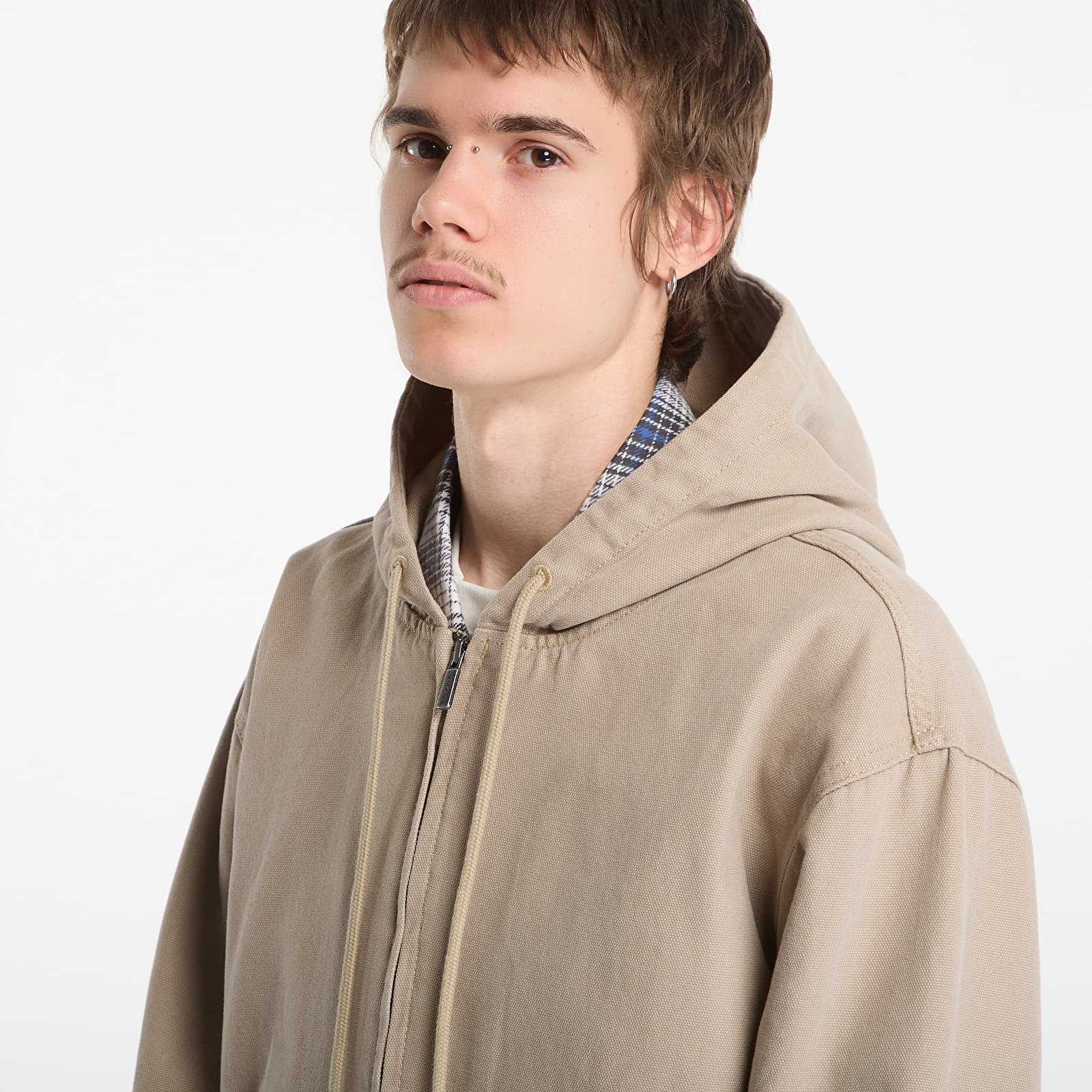 Bombers Dickies Unlined Canvas Hooded Bomber Desert Sand