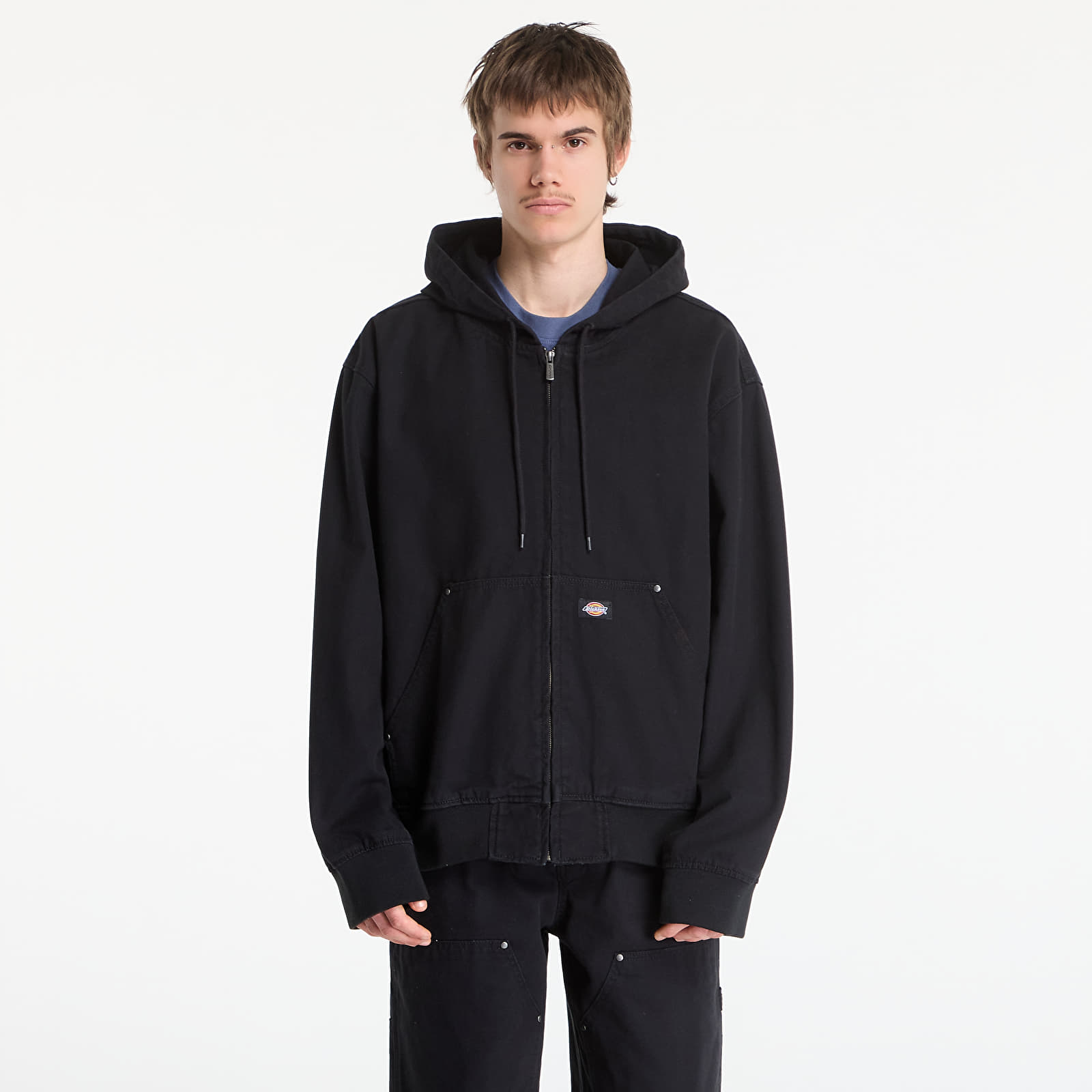 Bombery Dickies Unlined Canvas Hooded Bomber Black