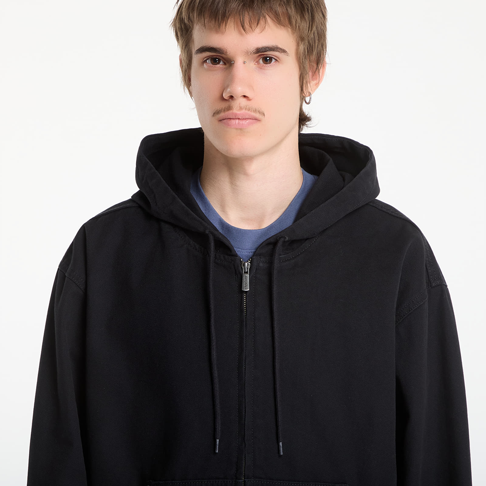 Bombery Dickies Unlined Canvas Hooded Bomber Black