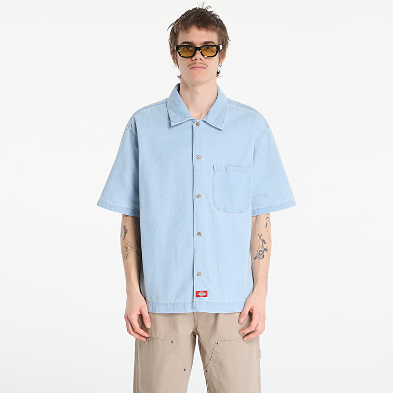 Cămașă Dickies Denim Shirt Ss Fog Blue