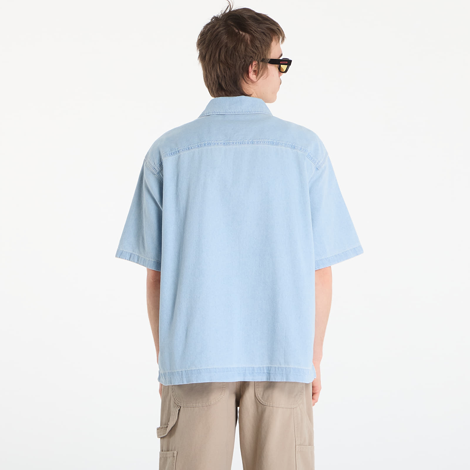 Cămăși Dickies Denim Shirt Ss Fog Blue