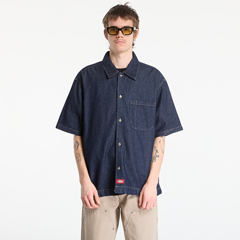 Cămașă Dickies Denim Shirt Ss Rinsed