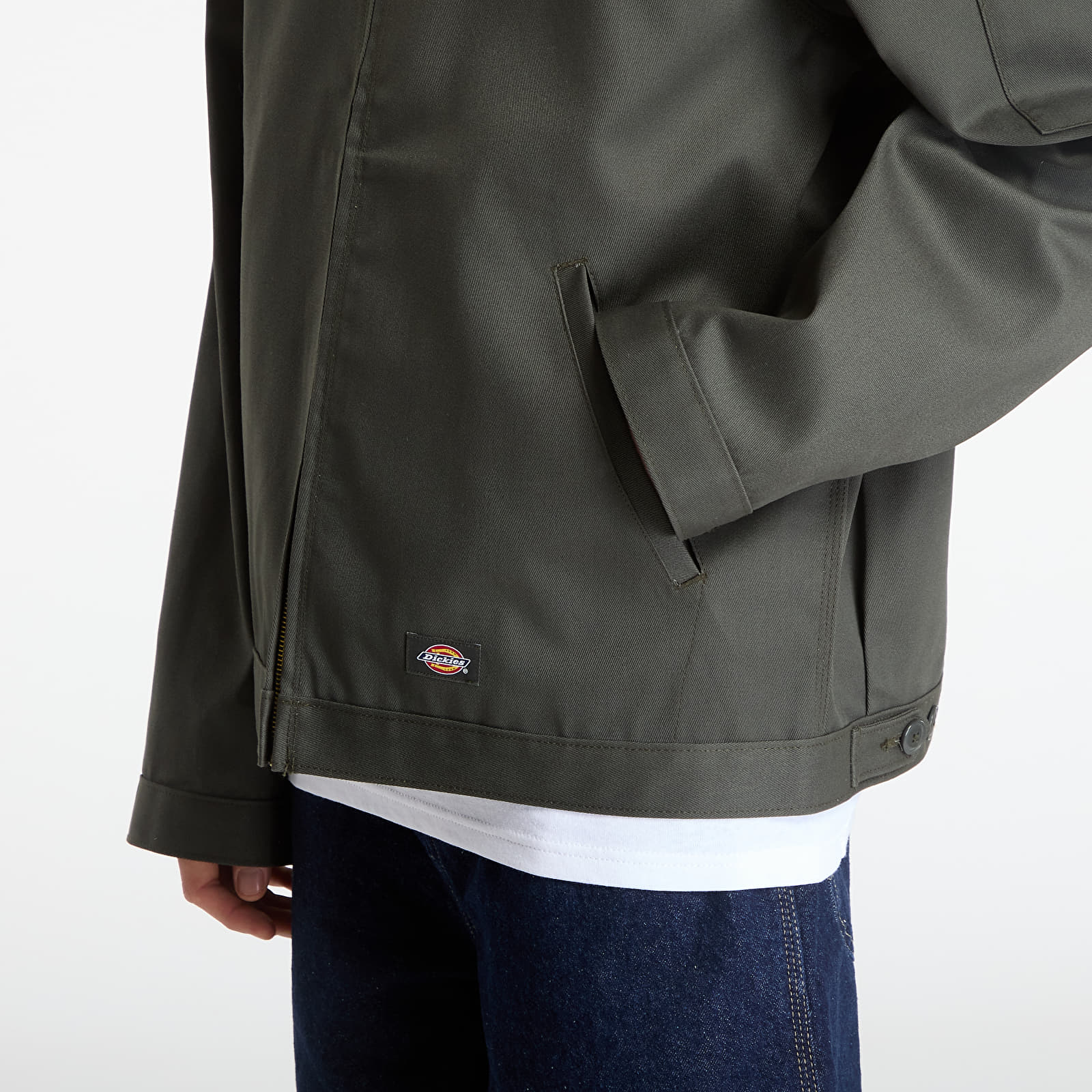Bundy Dickies M Unlined Eisenhower Jacket Rec Olive Green