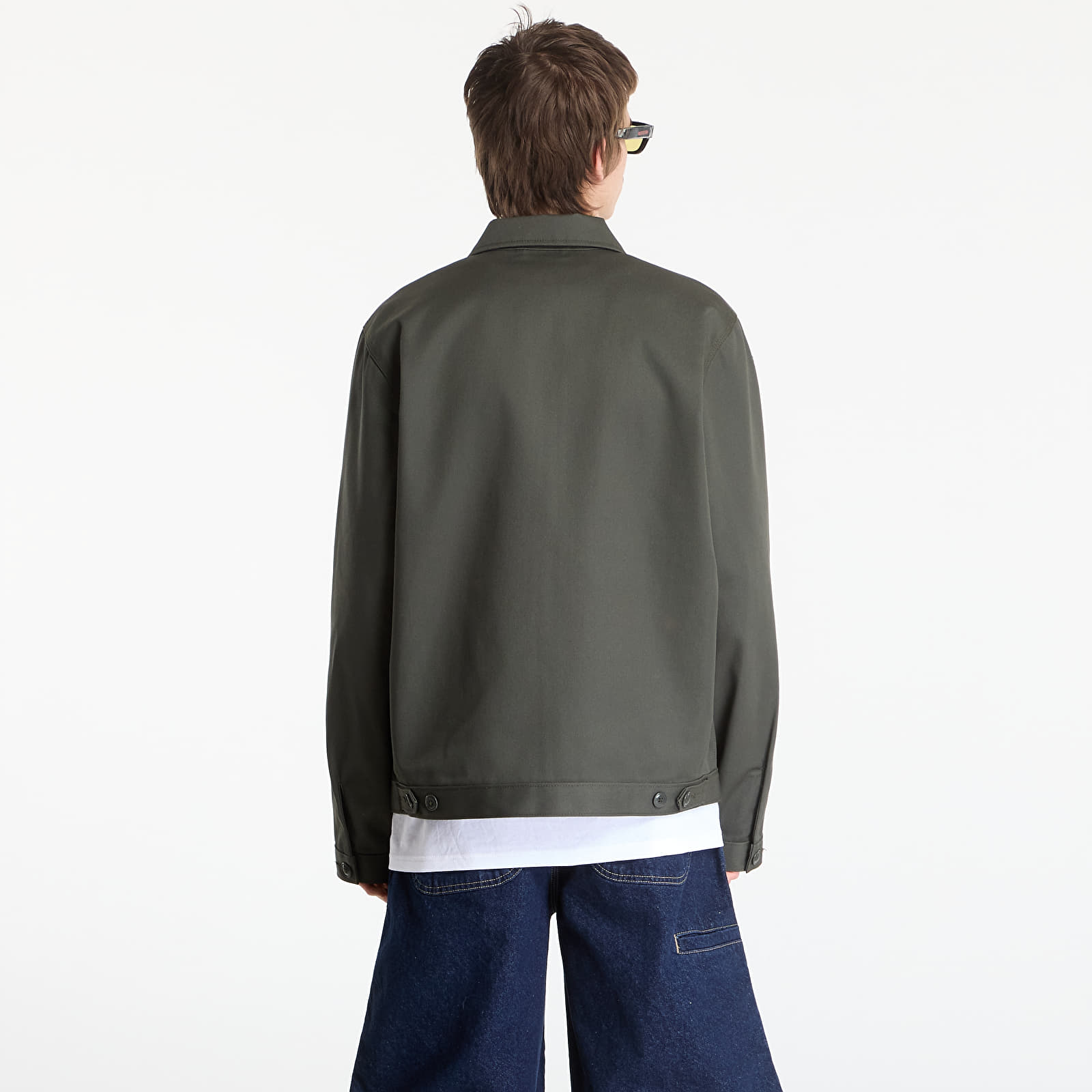 Bundy Dickies M Unlined Eisenhower Jacket Rec Olive Green