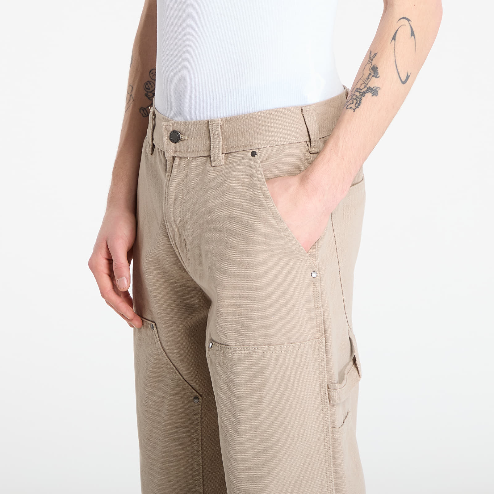 Kavbojke Dickies Double Knee Canvas Carpenter Pants Desert