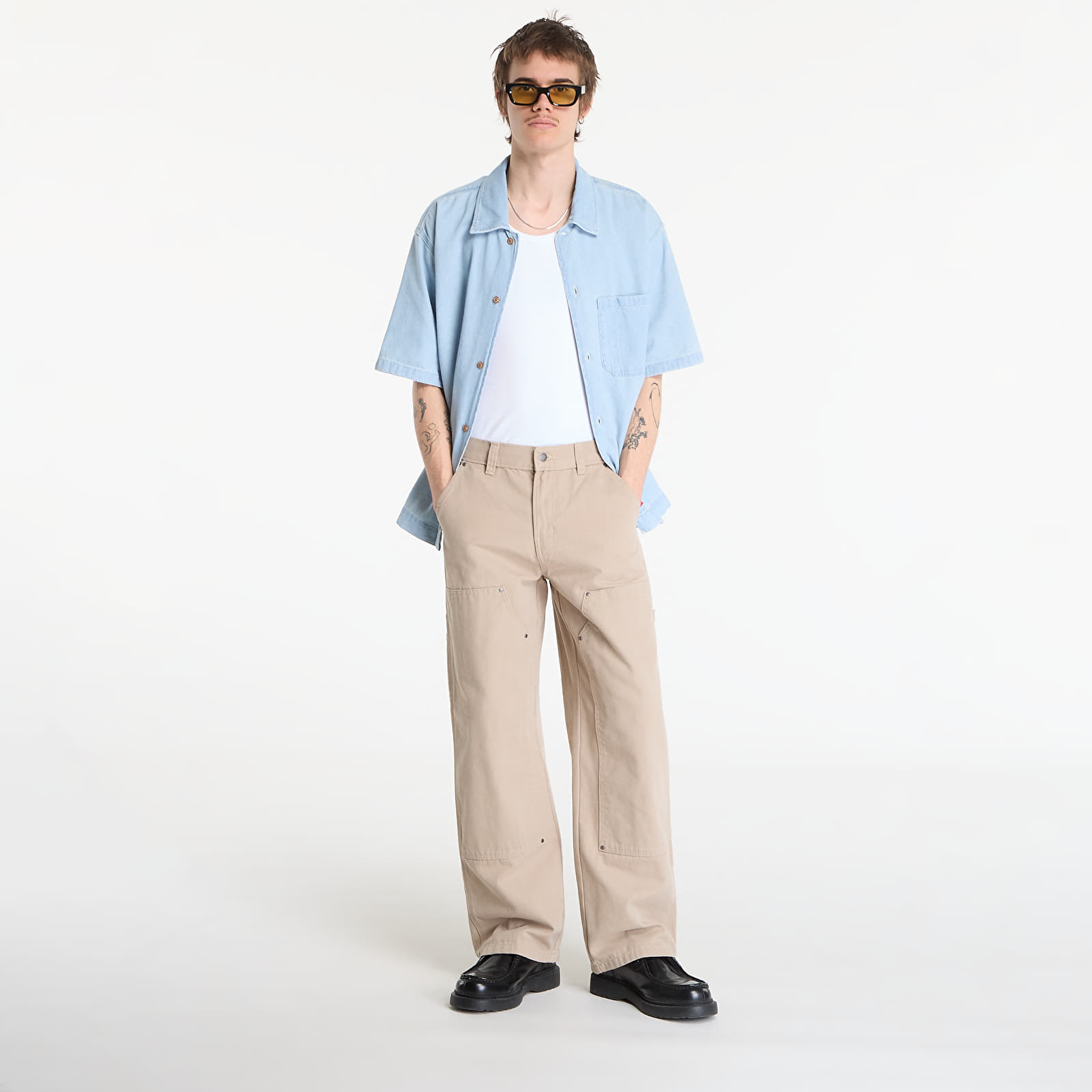 Kavbojke Dickies Double Knee Canvas Carpenter Pants Desert