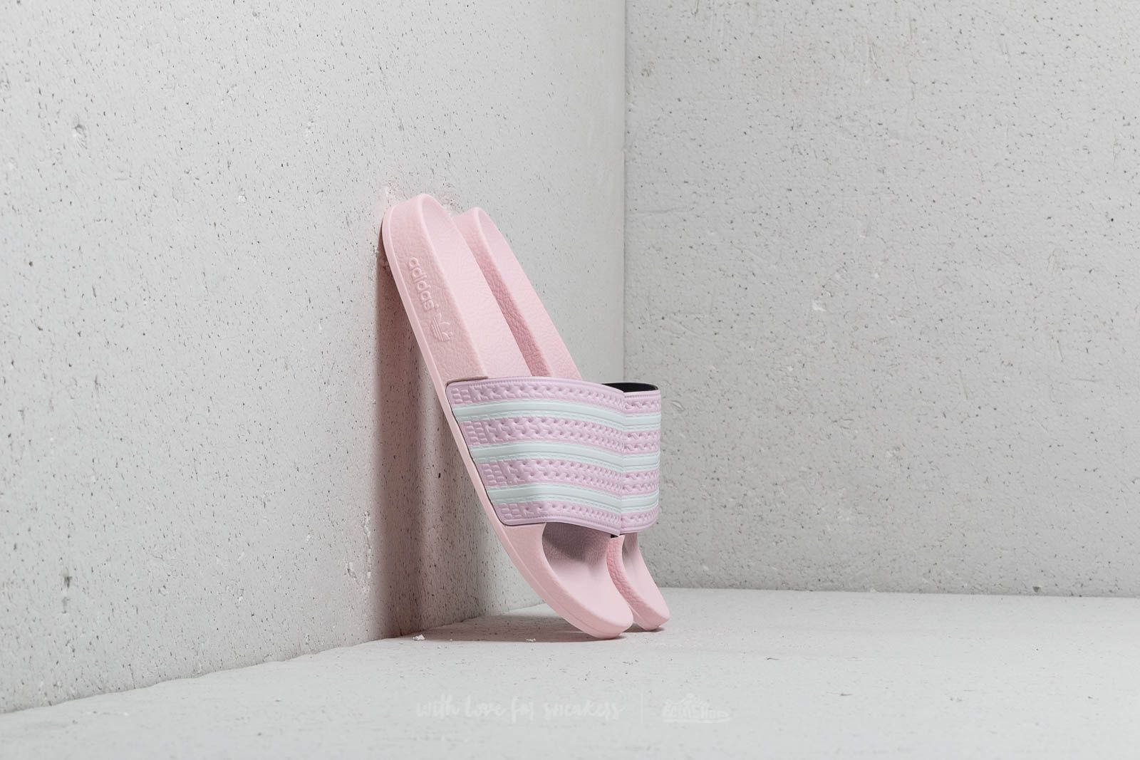 Damesko adidas Adilette Clear Pink/Ftw White/ Clear Pink