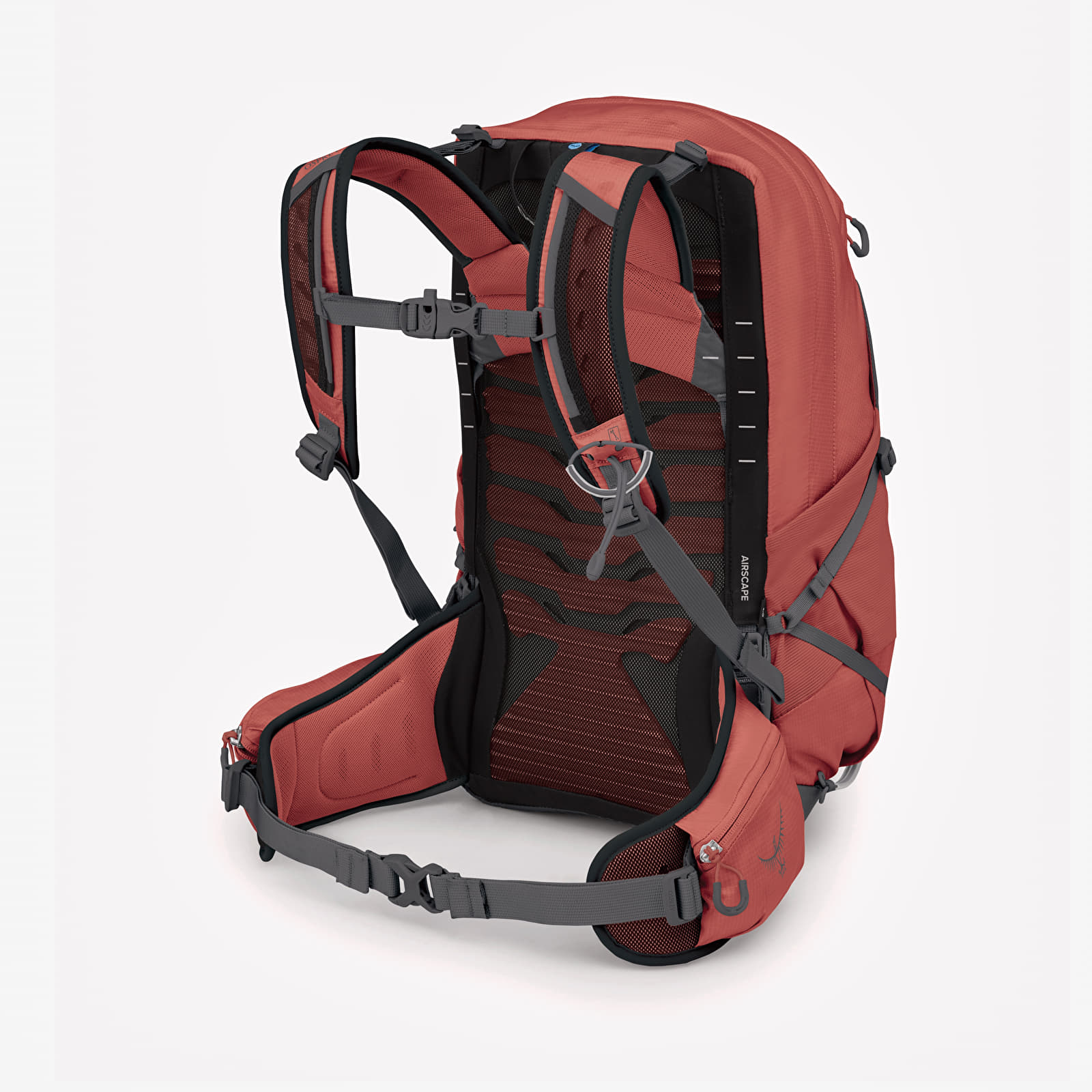 Ženski ruksaci Osprey Tempest 2 Red Pampas/ Coal Grey