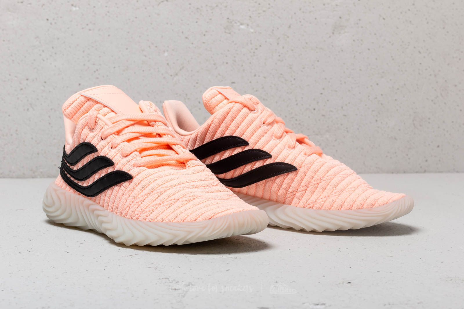 Kids sneakers and shoes adidas Sobakov Modern J Clear orange Core Black Ash Silver Footshop