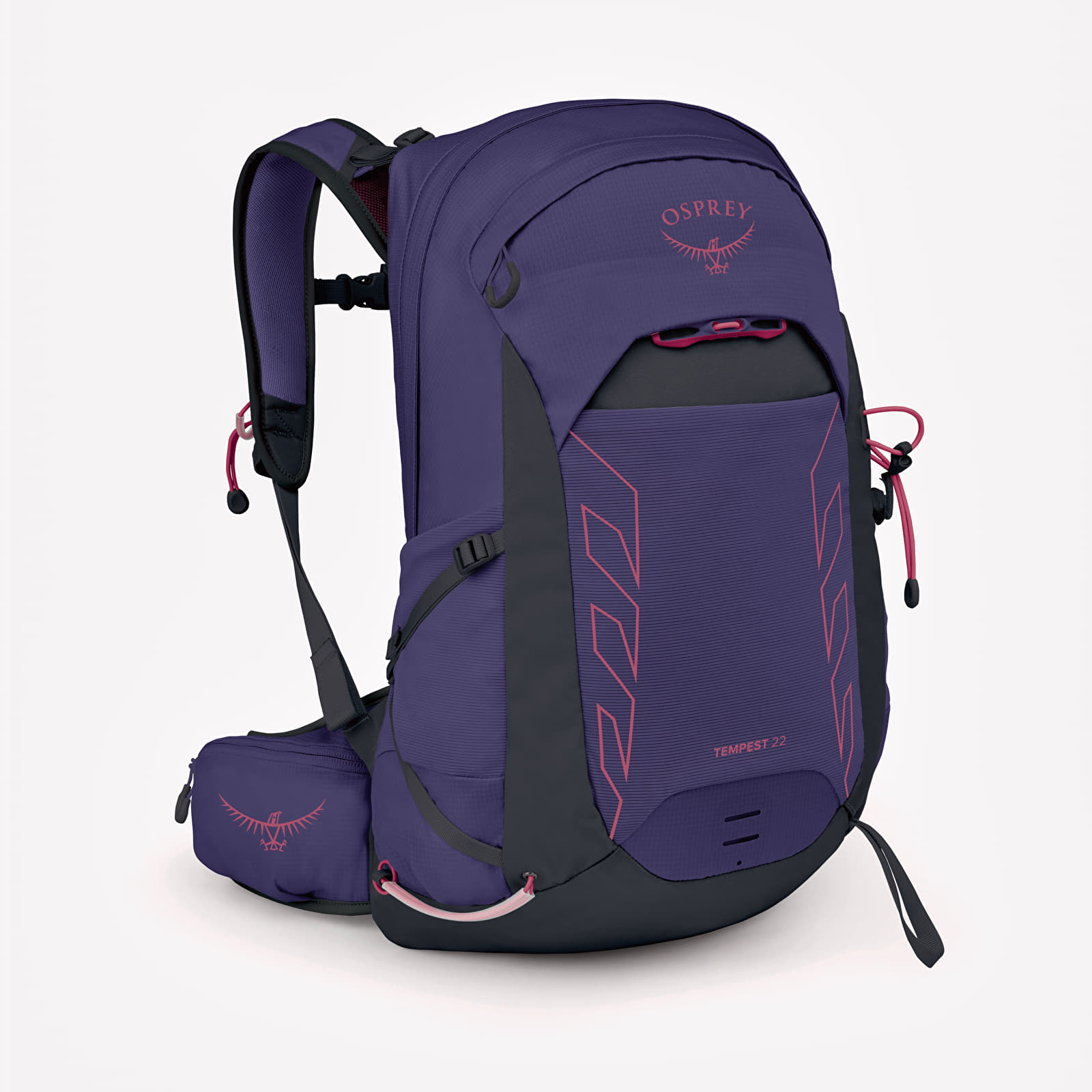 Women's backpack Osprey Tempest 2 Deep Fig/ Hotspot Pink