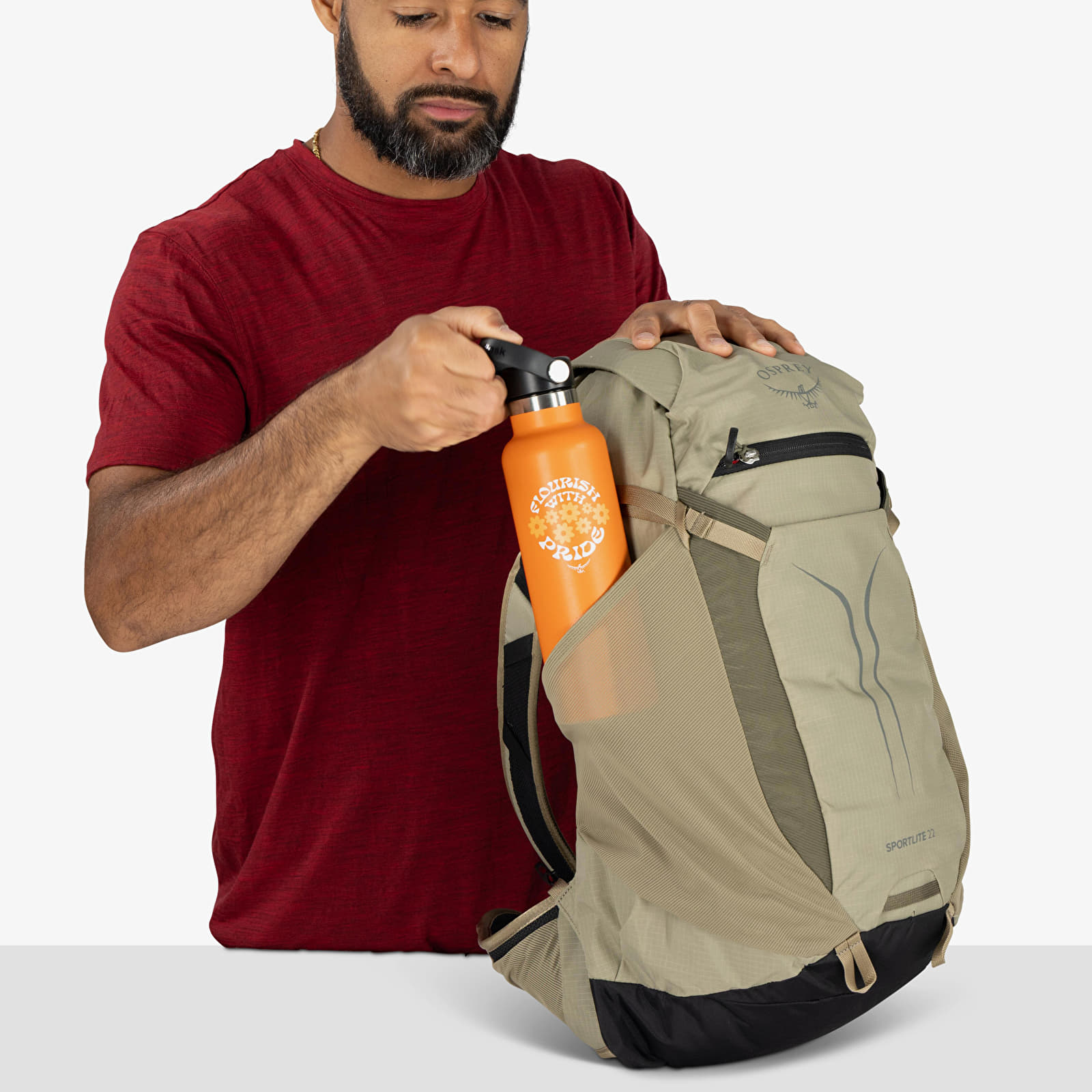 Muški ruksaci Osprey Sportlite 22 Olive Tan