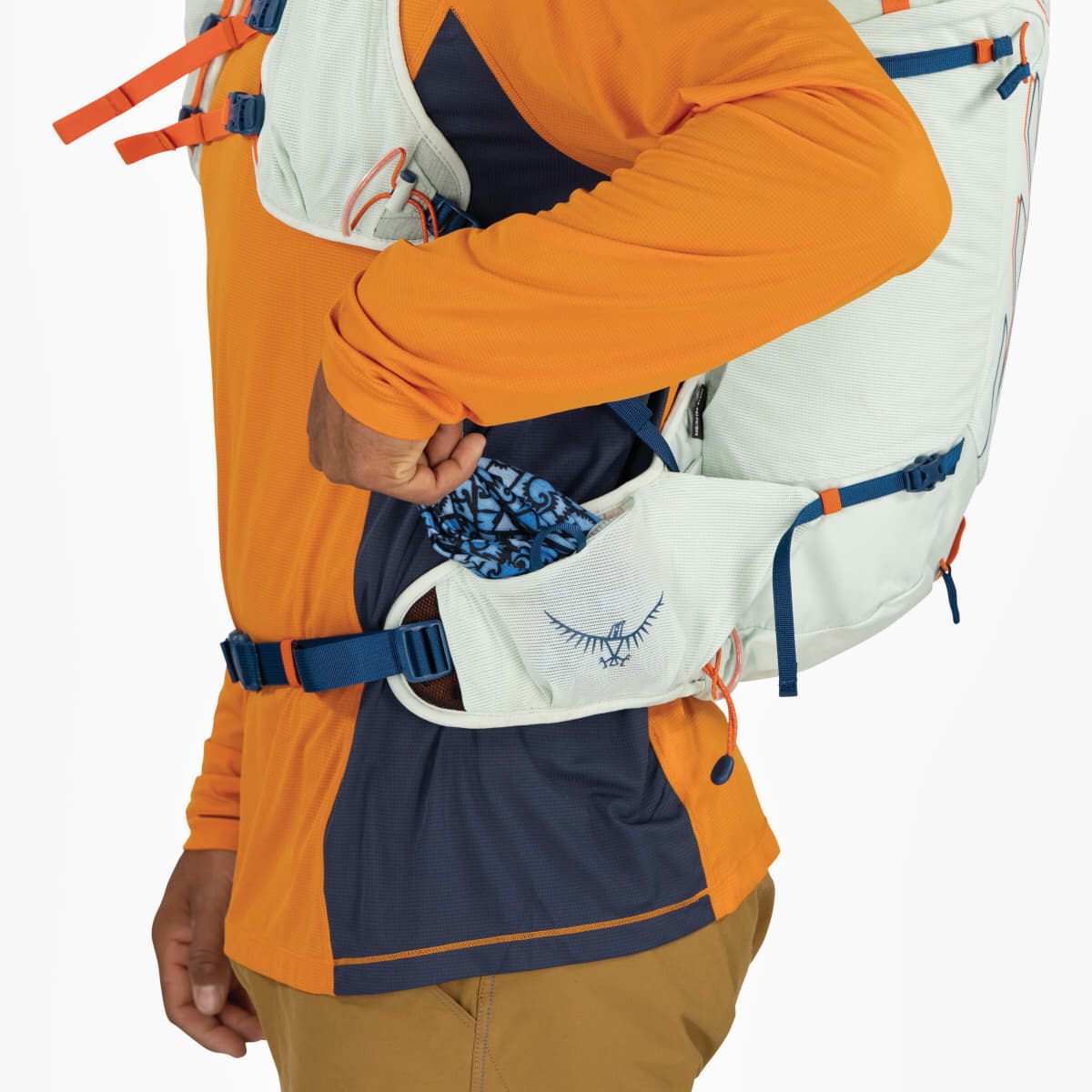 Mochilas para hombres Osprey Talon Velocity 20 Frosty Mint