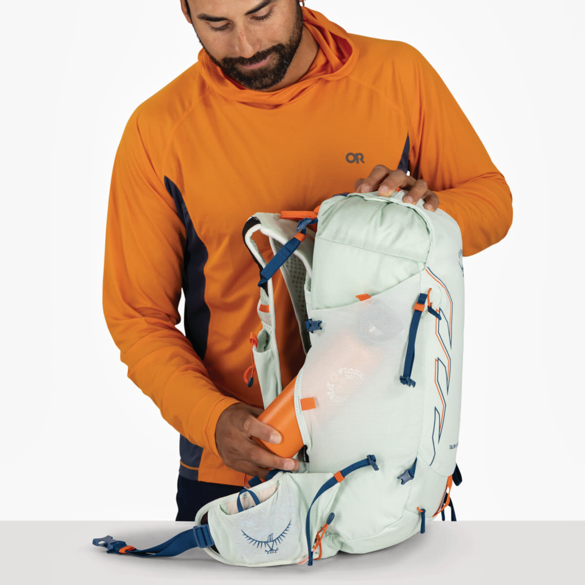 Mochilas para hombres Osprey Talon Velocity 20 Frosty Mint
