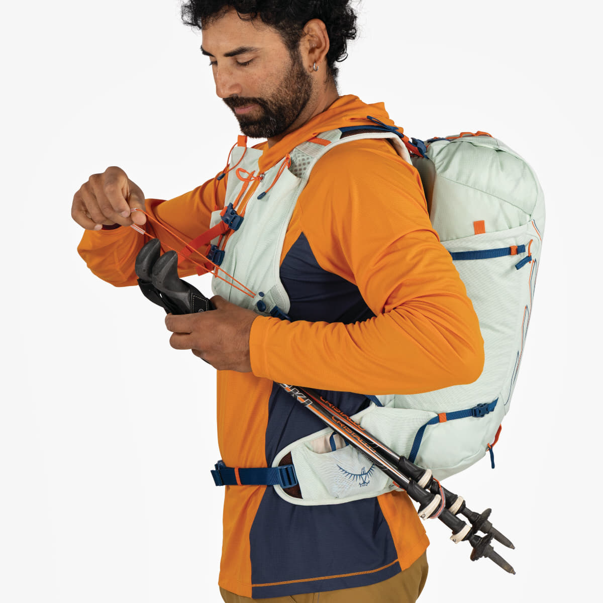 Mochilas para hombres Osprey Talon Velocity 20 Frosty Mint
