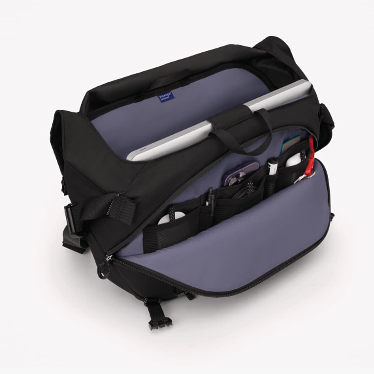 Crossbody torbe Osprey Metron 18 Messenger Black/ Anchor Blue