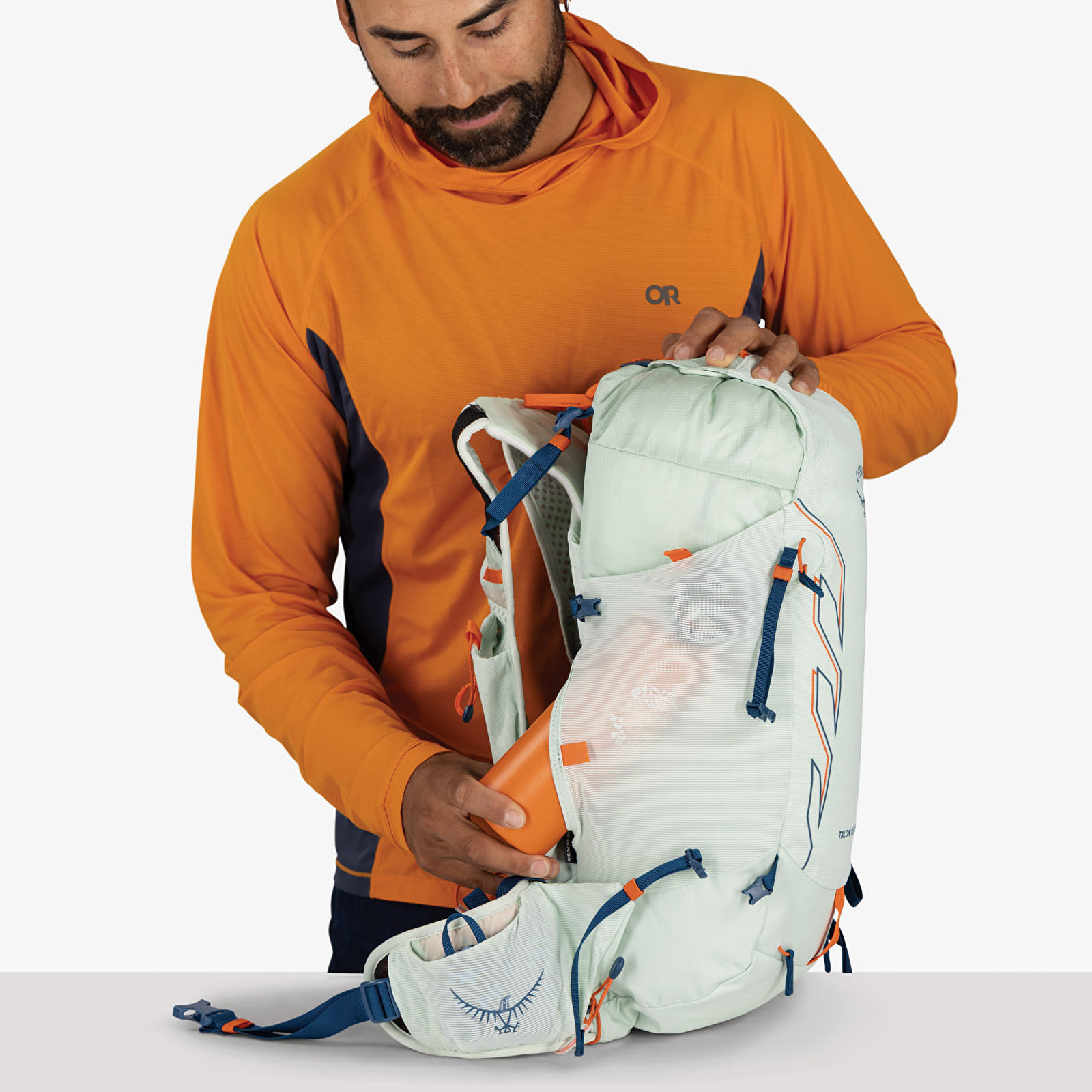 Muški ruksaci Osprey Talon Velocity 20 Frosty Mint