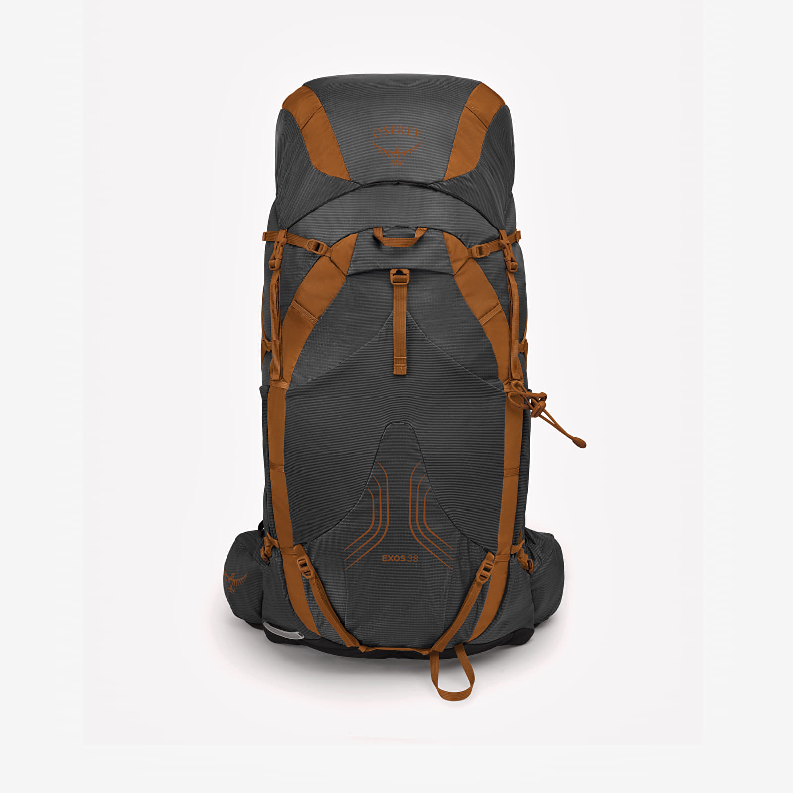 Herren Rucksäcke Osprey Exos 38 Dark Charcoal Grey