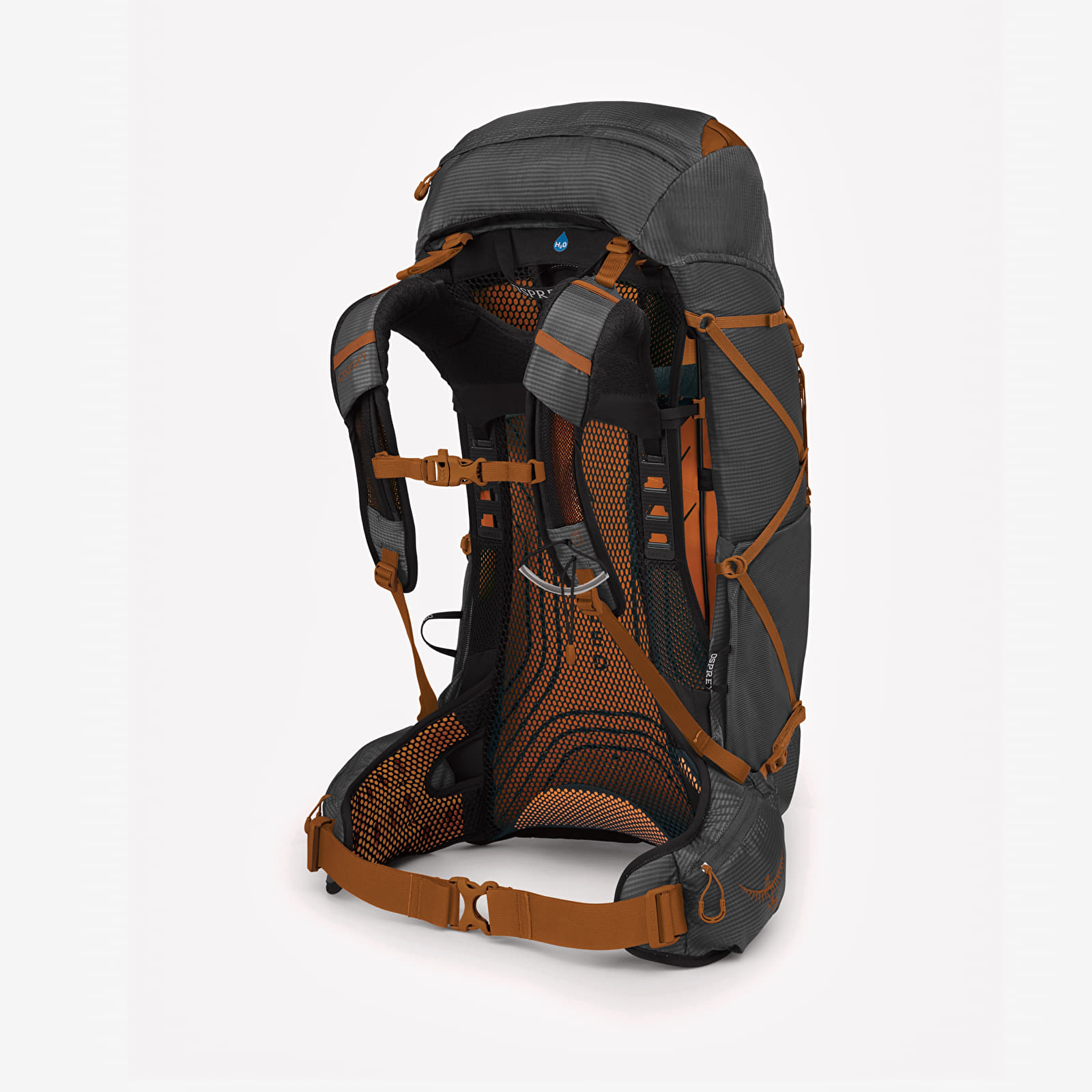 Herren Rucksäcke Osprey Exos 38 Dark Charcoal Grey