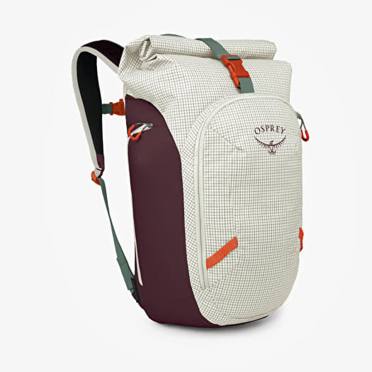 Bag Osprey Transporter Roll Top Mystery White/ Moody Burgundy