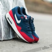 Herren Sneaker und Schuhe Nike Air Max 1 Essential Midnight Navy University Red Footshop