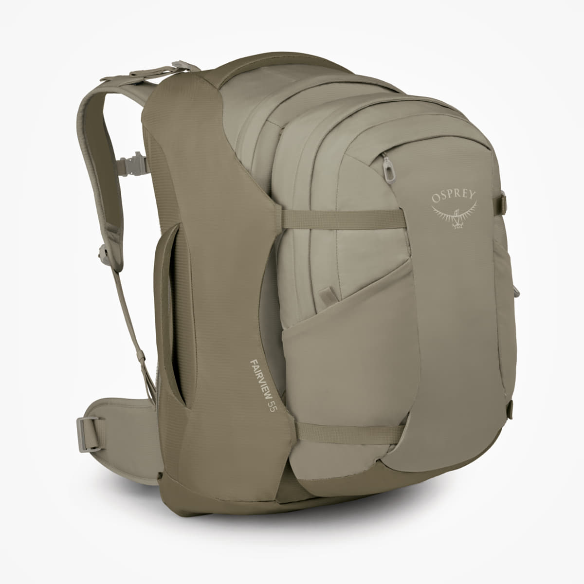 Zaini da donna Osprey Fairview 55 Sawdust/ Olive Tan