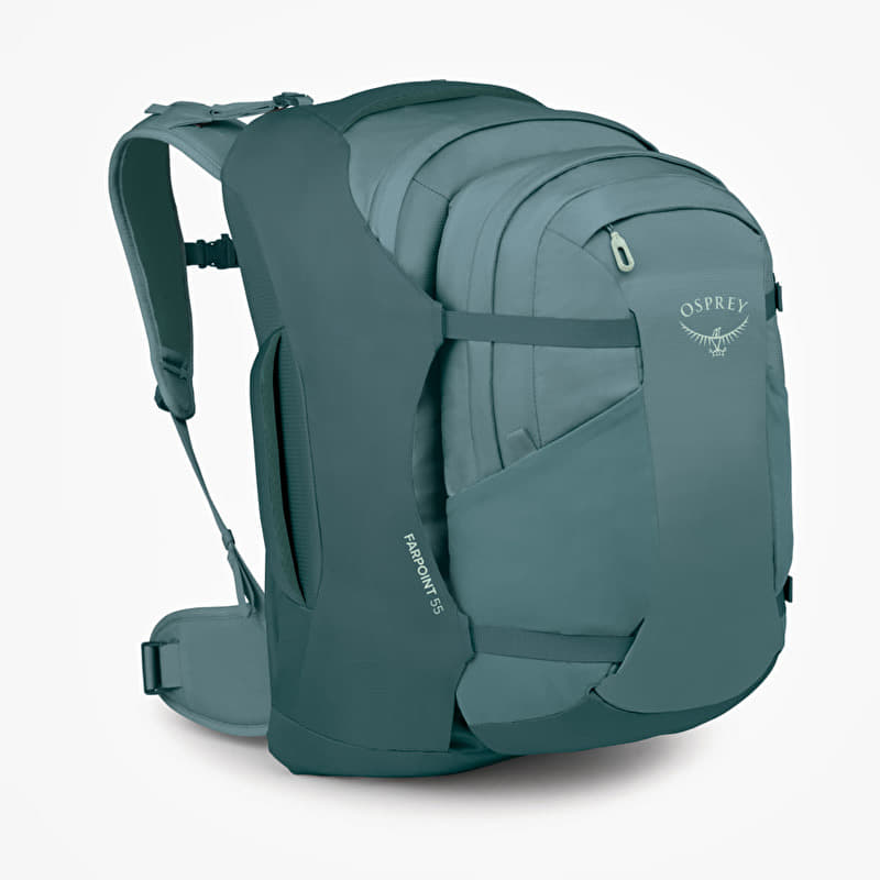 Rugzak Osprey Farpoint 55 Cascade Blue/ Torrent Blue